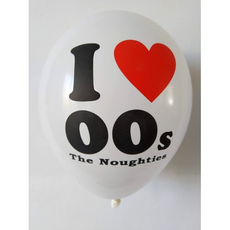 I Love 00s the noughties Balloons