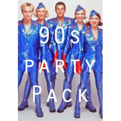 90s Party Decorations Pack
