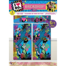 80s Backdrop Set