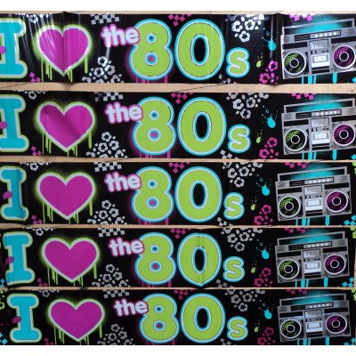 80S Themed Decorations / Amazon Com 80s Party Decorations 80s Scene Setters Birthday Banner Backdrop I Love 80s Door Sign 1980s Theme Party Supplies Home Kitchen - You'll find everything you need to get your party, big or small, started before you can even say, like, totally.