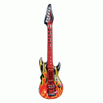 Inflatable Flame Rock Guitar