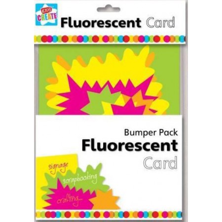 Fluorescent Card cut outs